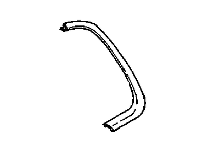 GM 10237655 Molding Assembly, Quarter Window Rear Reveal