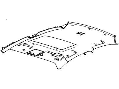 GM 42550335 Panel Assembly, Headlining Trim *Titanium