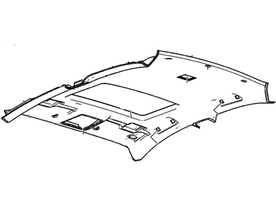 GM 95158797 Panel Assembly, Headlining Trim *Light Ttnum