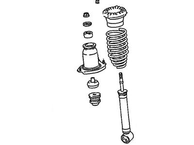 2003 Pontiac Vibe Shock Absorber - 88974641