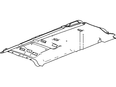 GM 20766558 Module Assembly, Rear Hdlnr Trim *Shale