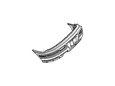 GM 22588751 Rear Bumper Cover