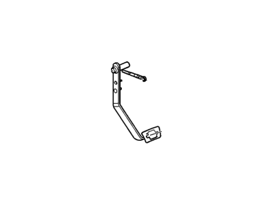 2009 Cadillac CTS Brake Pedal - 25880362