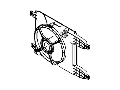 2010 Chevrolet Aveo Fan Shroud - 93744895