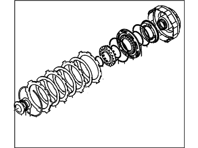 GM 91176214 Clutch Asm, Direct Multi Disc (On Esn)