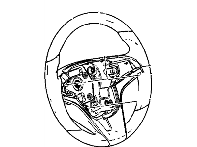 GM 42348103 Steering Wheel Assembly *Jet Black