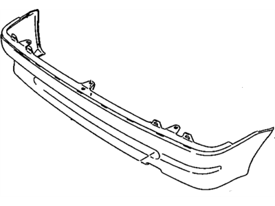 GM 96060806 Rear Bumper Cover Lower