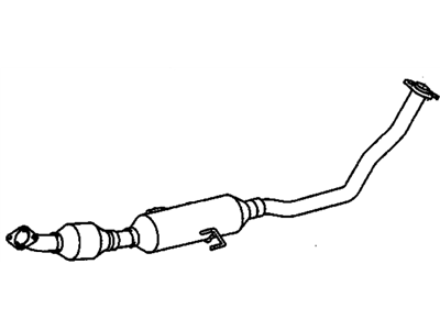 2010 Pontiac Vibe Catalytic Converter - 88975826