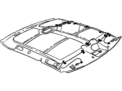GM 12535790 PANEL, Roof Headlining