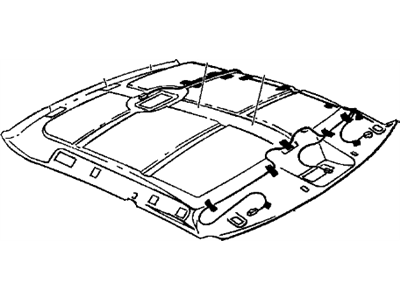 GM 25626394 PANEL, Roof Headlining