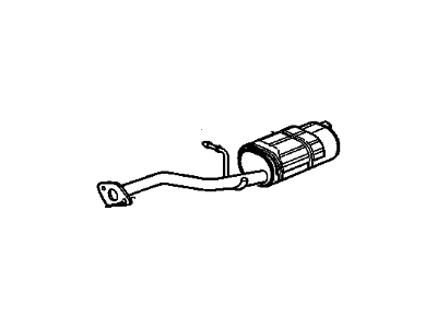 GM 10376413 Exhaust Muffler Assembly (W/ Exhaust Pipe & Tail Pipe)