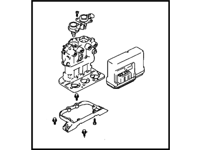 1997 Pontiac Sunrunner ABS Control Module - 30016076