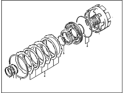 GM 91175955 BRAKE, Transmission Clutch