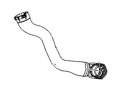 GM 23163572 Air Cooler Inlet Air Hose