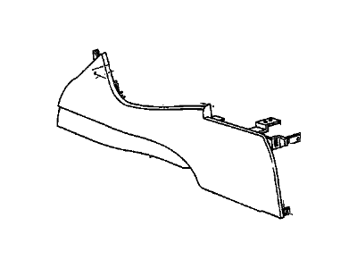1999 Buick Riviera Center Console Base - 12536885