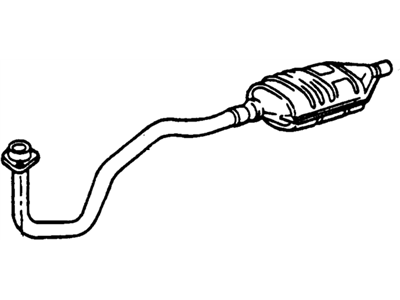 Pontiac LeMans Exhaust Pipe - 96081957