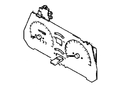 GM 96068695 Speedometer and Odometer