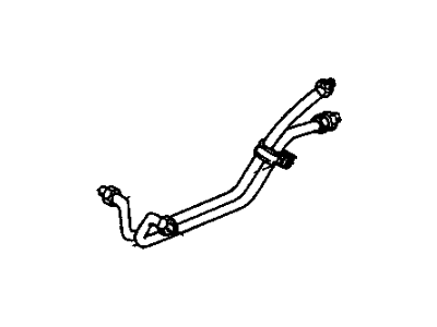 GM 15549218 Pipe Assembly, Auxiliary Engine Oil Cooler Outlet