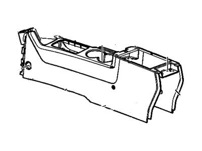 Pontiac G6 Center Console Base - 15779081