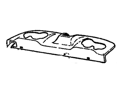 GM 25677109 Trim Assembly, Rear Window Panel *Gray M