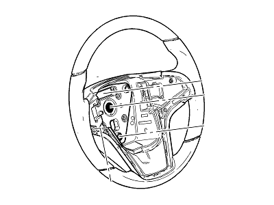 GM 20957459 Steering Wheel