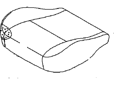GM 96669794 Cover,Front Seat Bottom(Black)
