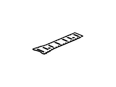 10250151 GM Reinforcement, Floor Panel Center Tunnel Illustration 1 of 1
