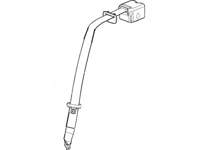 GM 19299756 Belt Kit,Rear Seat Center (Retractor Side) *Platinum