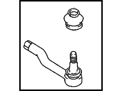 GM 91174753 End,Steering Tie, Rod,Rh (On Esn)