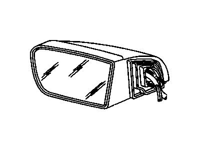 1986 Cadillac Eldorado Side View Mirrors - 20727543