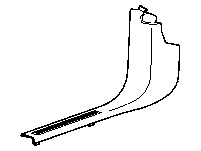GM 25822106 Retainer Assembly, Front Side Door Opening Floor Carpet *Light Ttnum