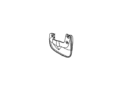 GM 96648537 Guard,Front Fender Mud