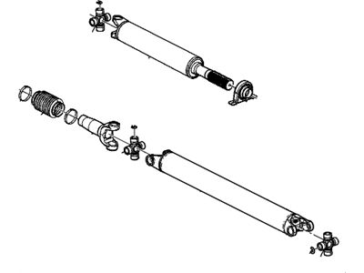 2005 GMC Sierra Drive Shaft - 15713648