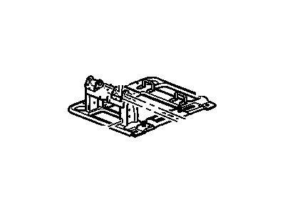 GM 25944145 Riser, Rear Seat