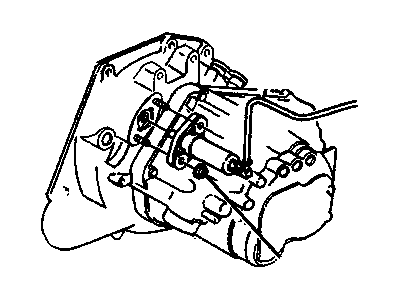 Cadillac Cimarron Clutch Master Cylinder - 22545712