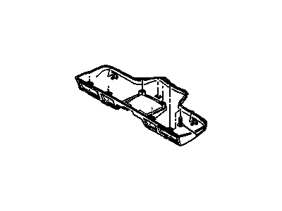 GM 10416698 Console, Roof <Use 1C3J*Light Opel Gray