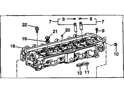 1988 Chevrolet Nova Cylinder Head - 94843884