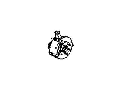GM 19213926 Front Brake Rotor Assembly