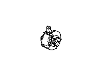 GM 19213925 Front Brake Rotor Assembly