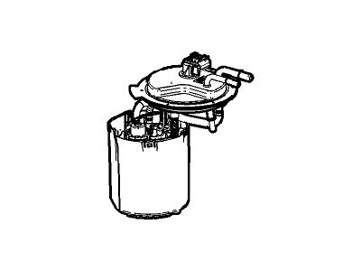 GM 13512934 Fuel Tank Fuel Pump Module Kit (W/O Fuel Level Se