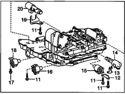 Pontiac Vibe Valve Body - 19205556