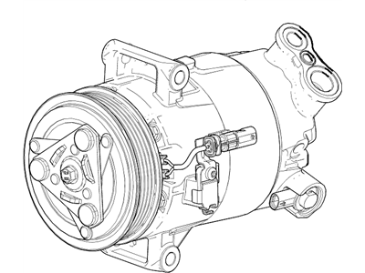 GM 23106025 Air Conditioner Compressor Kit
