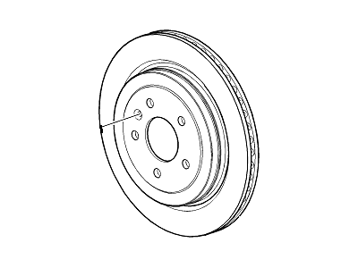 2019 Cadillac ATS Brake Disc - 13590083