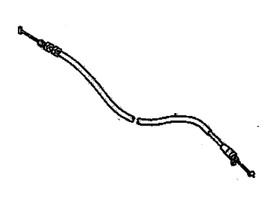 2005 Pontiac Vibe Throttle Cable - 88969659