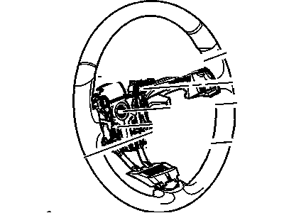 2008 Cadillac SRX Steering Wheel - 25920627
