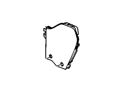 25880792 GM Filler, Front Floor Console *Light Cashmere Illustration 1 of 1