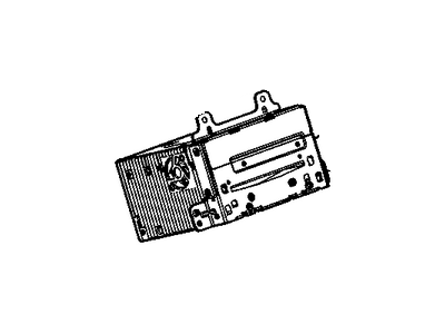 GM 20983516 Radio Assembly, Amplitude Modulation/Frequency Modulation Stereo & Audio Disc Player