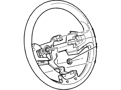 2008 Saturn Vue Steering Wheel - 25896556