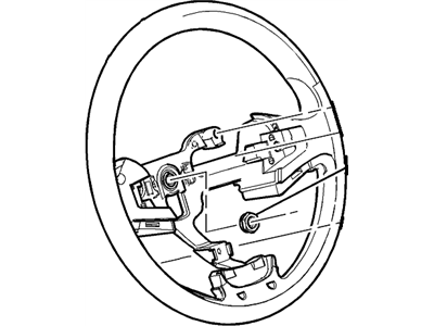 GM 25914116 Steering Wheel