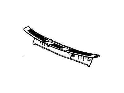 GM 20907960 Plate Assembly, Rear Compartment Sill Trim *Medium Cashmere